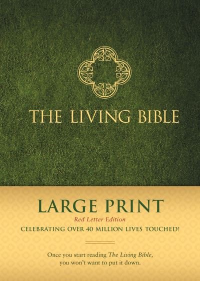 Cover for Tyndale · Living Bible Large Print Red Letter Edition, The (Hardcover bog) (2018)