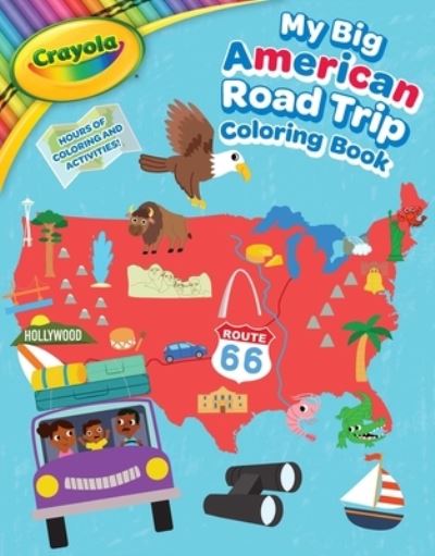 Cover for BuzzPop · Crayola My Big American Road Trip Coloring Book (Book) (2021)