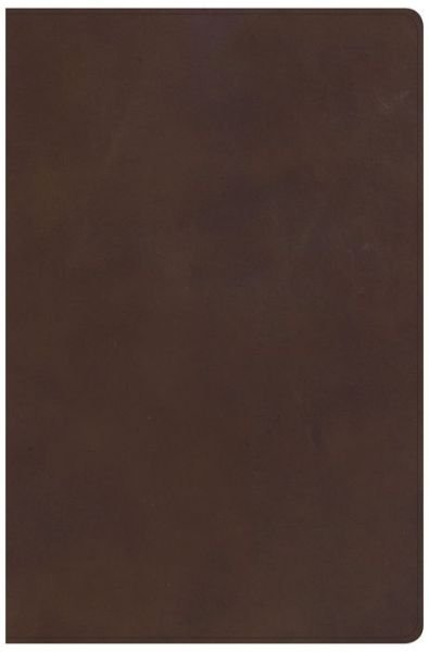 Cover for CSB Bibles by Holman CSB Bibles by Holman · KJV Super Giant Print Reference Bible, Brown Genuine Leather (Leather Book) (2018)