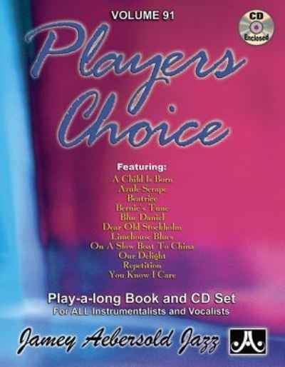 Cover for Jamey Aebersold · Jamey Aebersold Jazz -- Players Choice, Vol 91 (Bog) (2015)