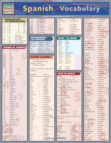 Spanish Vocabulary - Liliane Arnet - Books - Barcharts, Inc - 9781572225503 - January 16, 2001