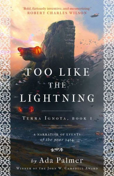 Cover for Ada Palmer · Too Like the Lightning - Terra Ignota (Pocketbok) (2017)