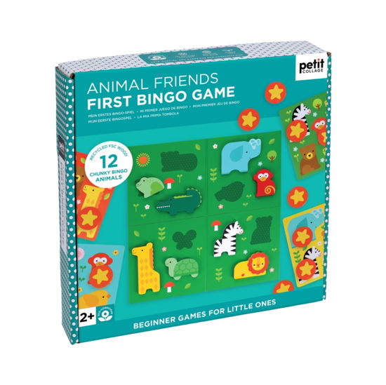 Cover for Petit Collage · First Bingo Game: Animal Friends (GAME) (2025)