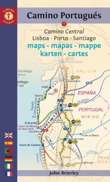 Cover for John Brierley · Camino Portugues, Camino Central: Lisboa - Porto - Santiago Maps (Bog) (2015)