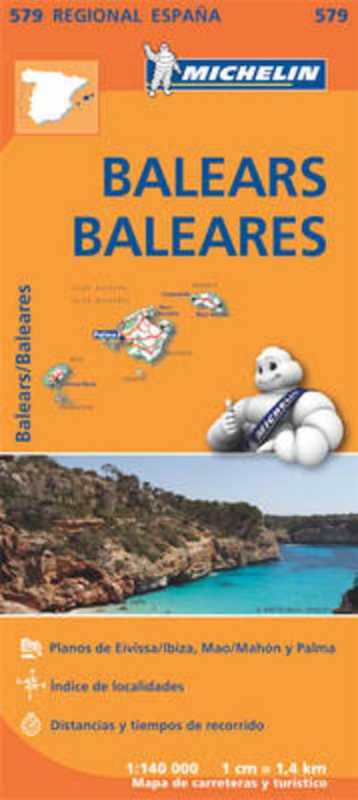 Cover for Michelin · Michelin Regional Maps Spain: Baleares: Mallorca, Menorca, Ibiza (Hardcover Book) (2020)