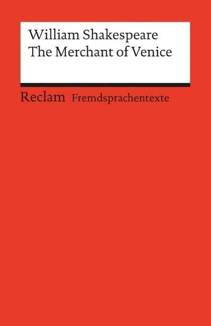 Cover for William Shakespeare · Reclam UB 09050 Shakesp.Merchant.Venice (Bok)