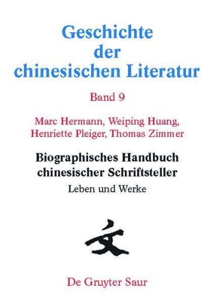 Cover for Hermann · Biographisches Handbuch chinesi (Book) [German, 1 edition] (2010)