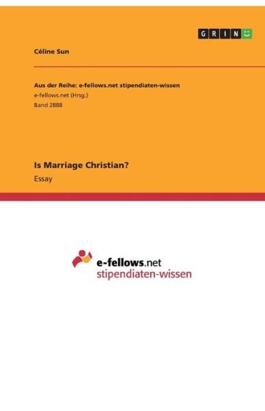 Cover for Sun · Is Marriage Christian? (Bog)