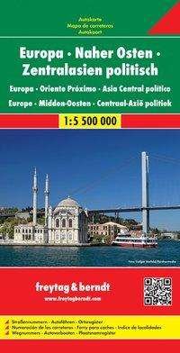 Europe - Middle East - Central Asia Political Road Map 1:5 500 000 - Freytag-berndt Und Artaria Kg - Books - Freytag-Berndt - 9783707911503 - June 1, 2012