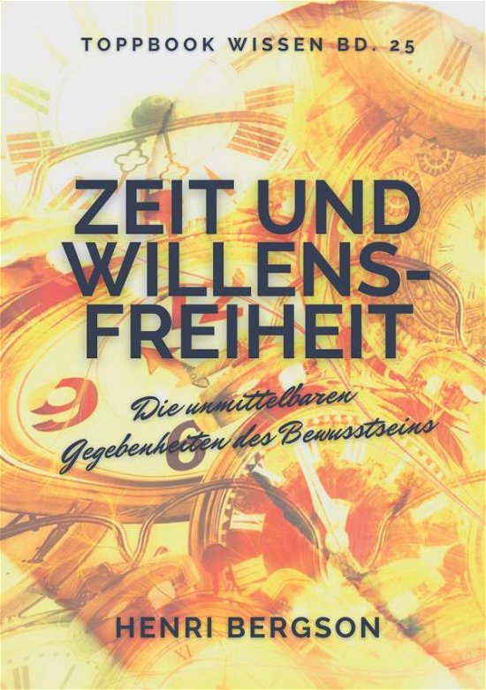Cover for Henri Bergson · Zeit und Willensfreiheit (Paperback Bog) (2022)