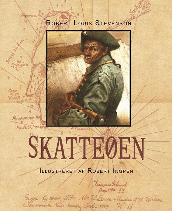Cover for Robert Stevenson; Robert Louis Stevenson · Skatteøen (Indbundet Bog) [2. udgave] (2016)