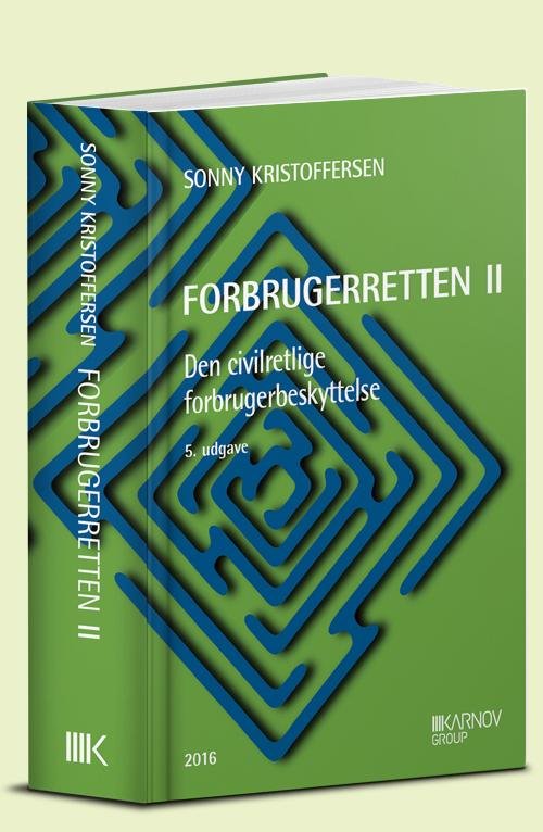 Cover for Sonny Kristoffersen · Forbrugerretten II (Sewn Spine Book) [5.º edición] (2016)