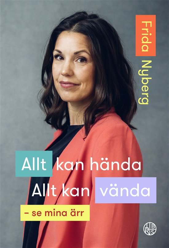 Cover for Frida Nyberg · Allt kan hända! Allt kan vända! : se mina ärr (Bound Book) (2023)