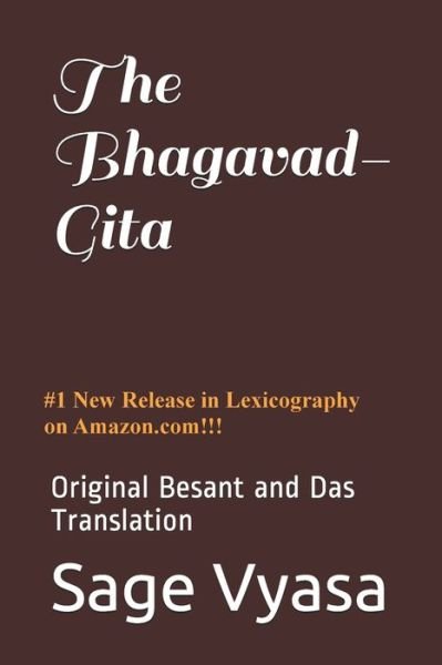 Cover for Annie Besant · The Bhagavad-Gita (Paperback Book) (2020)