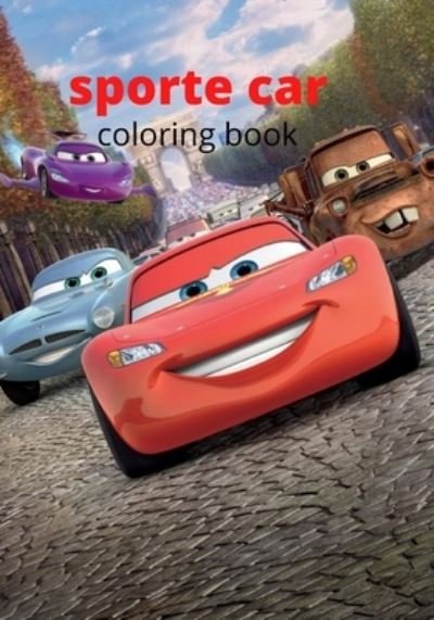 Cover for Zouhair El Haddad · Sporte Car Coloring Book (Pocketbok) (2021)
