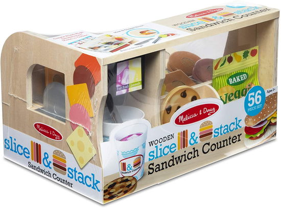 Cover for Melissa &amp; Doug · Slice &amp; Stack Sandwich Counter (41650) (Toys)