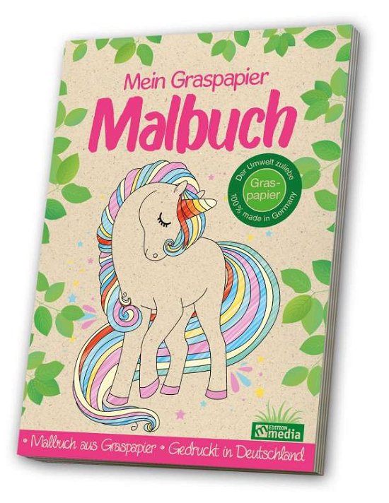 Cover for Malbuch Graspapier · Malbuch Graspapier - Einhorn.8750 (Bok)
