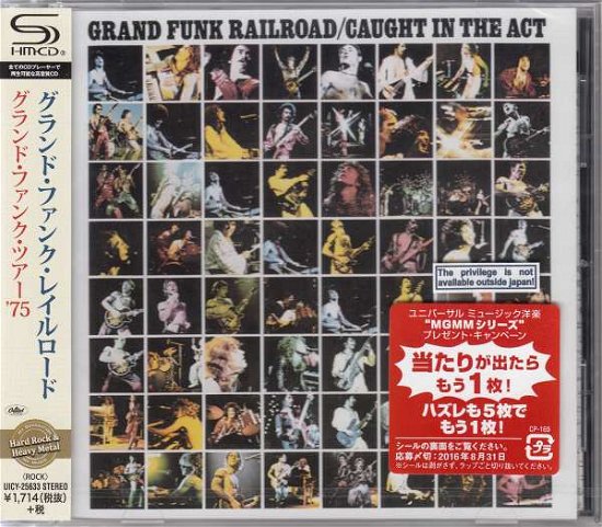 Cover for Grand Funk Railroad · Caught In The Act (CD) [Reissue edition] (2016)