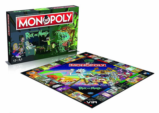 Cover for Winning Moves · Rick And Morty: Winning Moves - Monopoly (Legetøj)