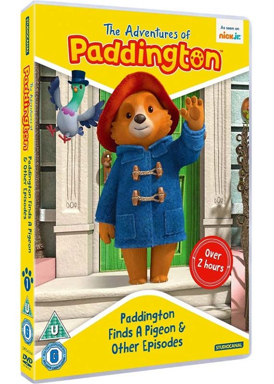 Cover for The Adventures of Paddington 1.1 · The Adventures of Paddington - Paddington Finds A Pigeon and Other Episodes (DVD) (2020)