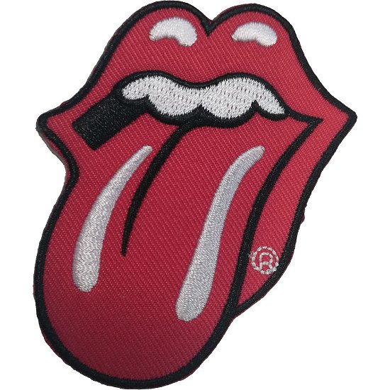 The Rolling Stones Standard Woven Patch: Classic Tongue Red - The Rolling Stones - Koopwaar -  - 5056368615504 - 