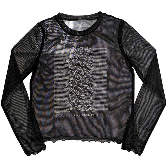 Joy Division Ladies Long Sleeve T-Shirt: Unknown Pleasures (Mesh) - Joy Division - Fanituote -  - 5056737237504 - 