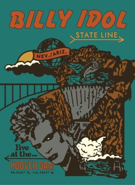 Cover for George Scott · Billy Idol: State Line - Live at Hoover Dam (DVD) (2023)