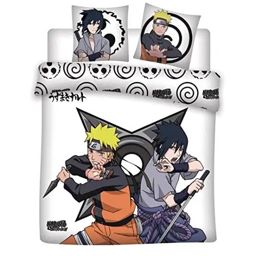Cover for Naruto · Naruto Duvet Cover Microfiber 240x220cm+2x63x63cm (Leketøy)