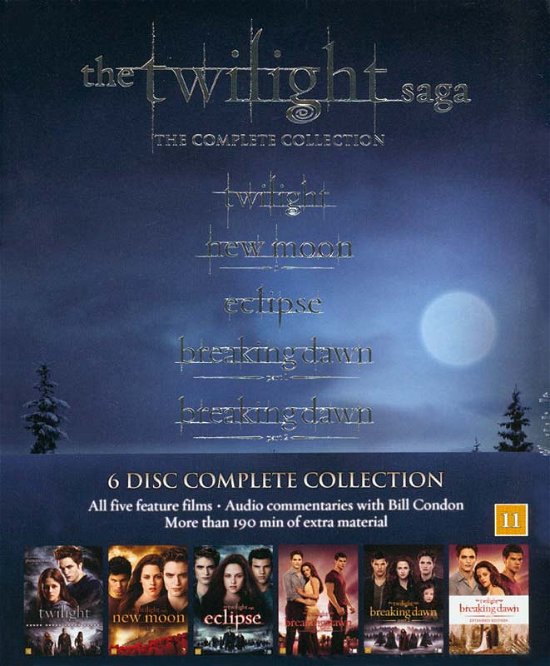 The Twilight Saga - Twilight - Complete Collection - Movies -  - 5708758698504 - April 17, 2020