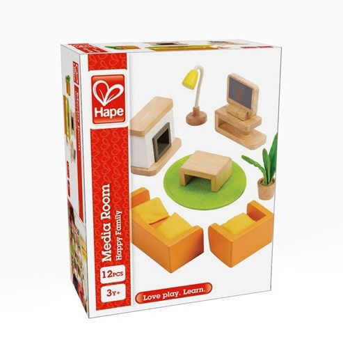 Cover for Hape · Hape Poppenhuis Televisiekamer (Toys)