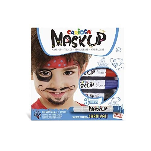 Cover for Carioca · Carioca - Mask Up - Make-up Sticks - Carnival (3 Pcs) (809492) (Leksaker)