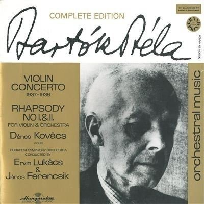 Cover for Bela Bartok  · Bela Bartok (VINYL)