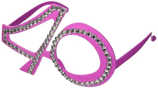 Folat: Glasses 40 Pink Diamondframe Qs -  - Merchandise - Folat - 8714572007504 - 