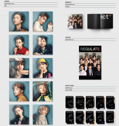 Regulate - Repackage - Nct 127 - Musik - SM ENTERTAINMENT - 8809440338504 - 28 november 2018