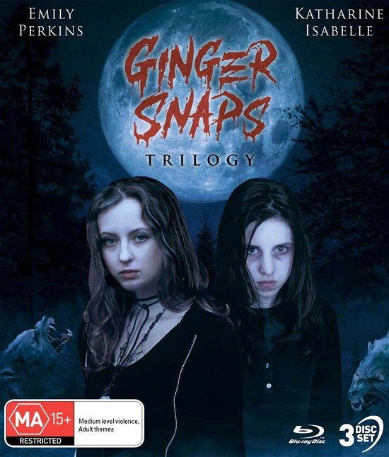 Ginger Snaps Trilogy - Blu-ray - Blu - Movies - HORROR - 9337369029504 - August 26, 2022