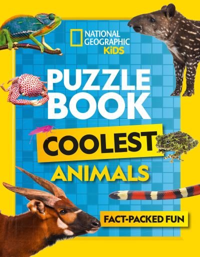 Cover for National Geographic Kids · Puzzle Book Coolest Animals: Brain-Tickling Quizzes, Sudokus, Crosswords and Wordsearches - National Geographic Kids (Paperback Book) (2021)