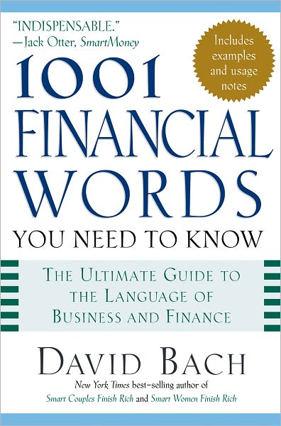 1001 Financial Words You Need to Know - David Bach - Książki - Oxford University Press Inc - 9780195170504 - 9 października 2003