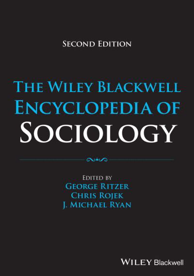 Cover for Ritzer, George (University of Maryland) · The Wiley Blackwell Encyclopedia of Sociology, 12 Volumes (Hardcover Book) (2024)