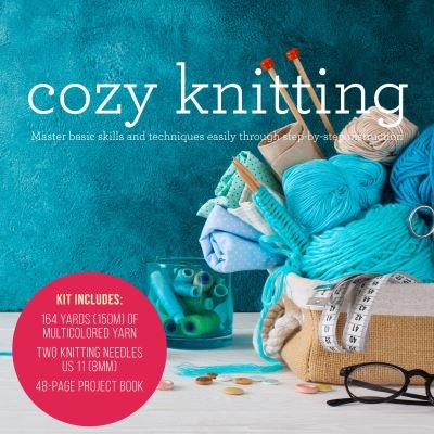Cover for Carri Hammett · Cozy Knitting: Master basic skills and techniques easily through step-by-step instruction - Kit includes: 164 Yards (150m) of Multicolored Yarn, Two Knitting Needles US 11 (8mm), 48-page Project Book (Book) (2023)