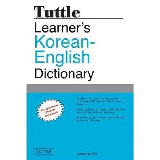 Cover for Kyubyong Park · Tuttle Learner's Korean-English Dictionary: The Essential Student Reference (Taschenbuch) (2012)