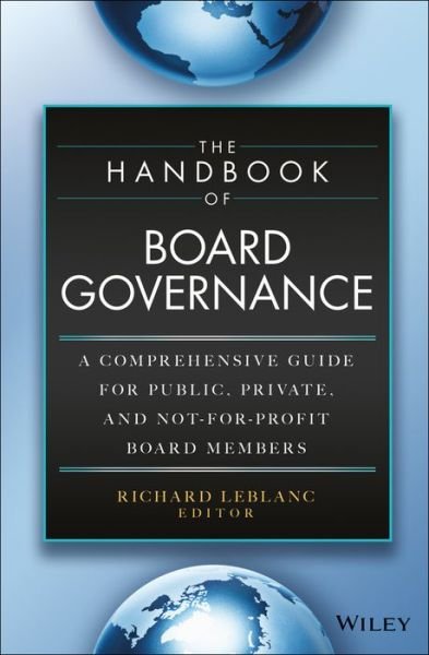 Cover for Leblanc · The Handbook of Board Governanc (Bog) (2016)