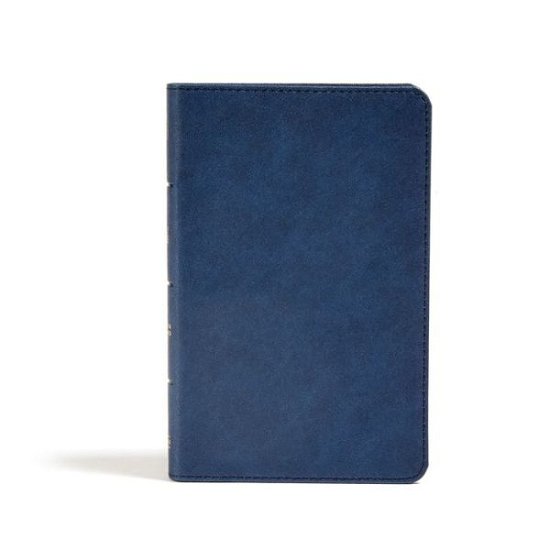 Cover for C. S. B. Bibles CSB Bibles by Holman · CSB Personal Size Bible, Navy LeatherTouch (Book) (2020)