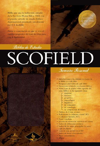 Cover for B&amp;h Espanol Editorial Staff · Rvr 1960 Biblia De Estudio Scofield Tamano Personal, Chocolate Oscuro Simil Piel (Leather Book) [Spanish, Lea edition] (2012)