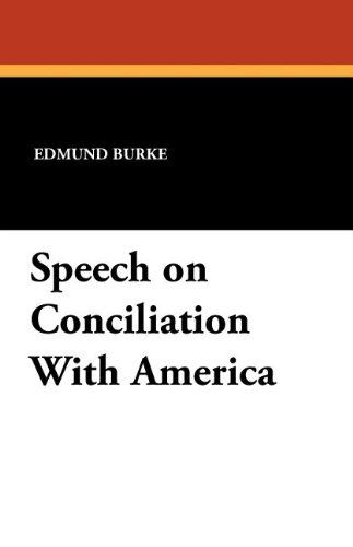 Cover for Edmund Burke · Speech on Conciliation with America (Paperback Book) (2011)