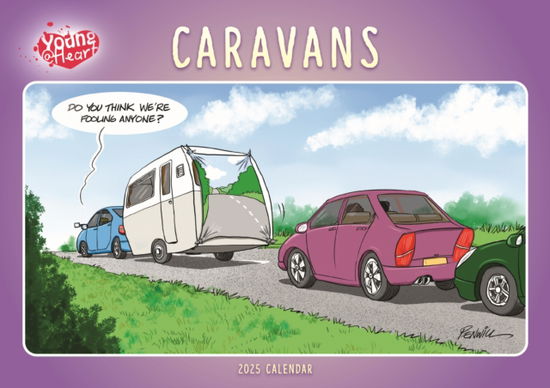 Cover for Carousel Calendars · Caravans, Young At Heart A4 Calendar 2025 (Pocketbok) (2024)