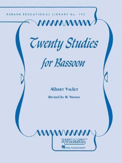 Cover for H. Voxman · Twenty Studies for Bassoon (Book) (1989)