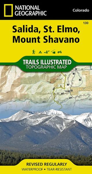 Cover for National Geographic Maps · Salida/st Elmo / Shavano Peak: Trails Illustrated (Map) (2024)