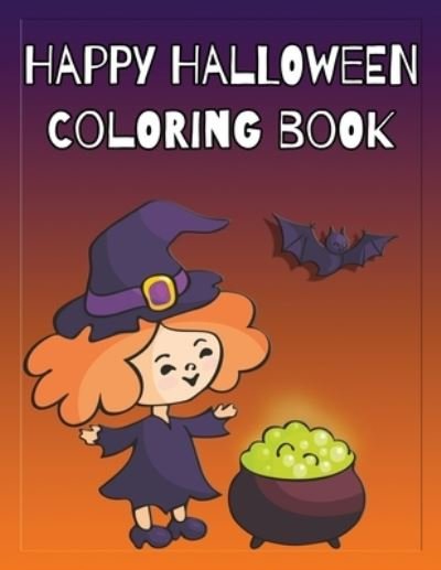Cover for Nimble Creative · Happy Halloween Coloring Book (Paperback Book) (2019)