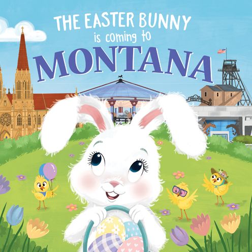 Cover for Eric James · The Easter Bunny is Coming to Montana (Hardcover Book) (2020)