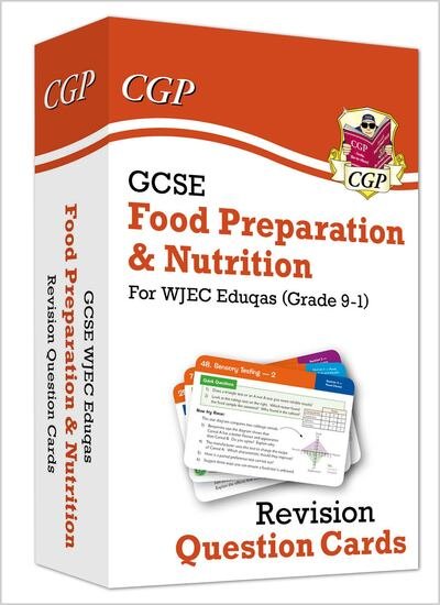 Cover for CGP Books · GCSE Food Preparation &amp; Nutrition WJEC Eduqas Revision Question Cards (Hardcover Book) (2019)